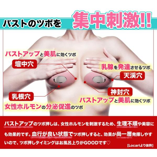 Ibustup ワイヤレス振動 温熱バストアップ器具 10種オート振動と温熱がバストのツボを刺激して血流やリンパの代謝を改善 Buyee Buyee Japanese Proxy Service Buy From Japan Bot Online