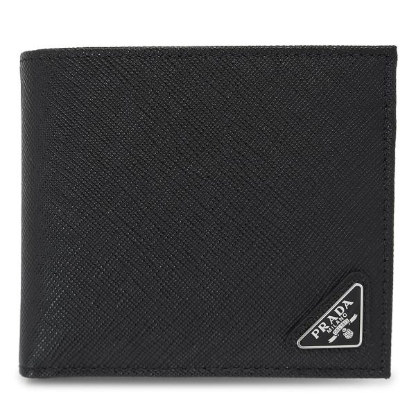 PRADA（プラダ） 折財布 メンズ サフィアーノ レザー ウォレット