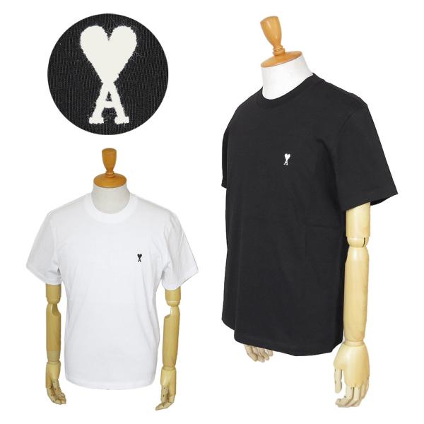 アミ アレクサンドル マテュッシ 半袖 Tシャツ クルーネック ハート A ロゴ AMI Alexandre Mattiussi 26SSモデル アミ アレクサンドル マテュッシ