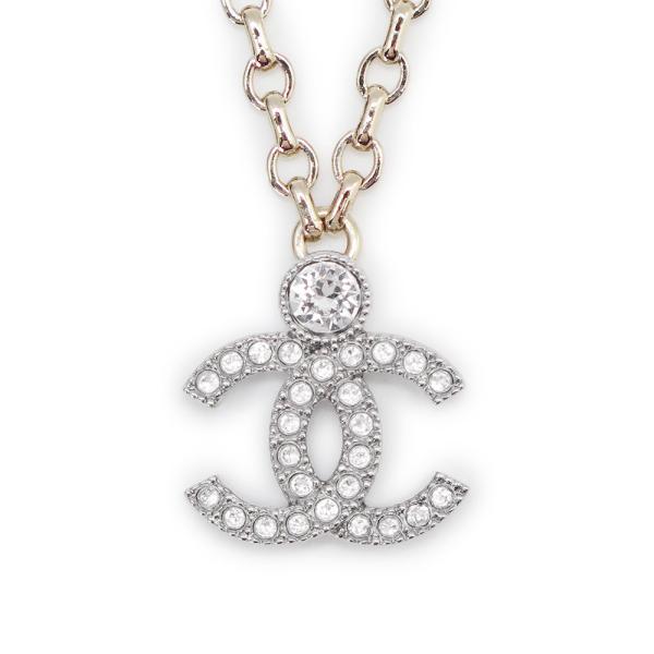⭐️刻印あり⭐️本物保証⭐️CHANELシャネルアクセサリー/ココマークロゴネックレス CHANEL(シャネル) / ネックレス/ココマーク/ロゴ/トップ有/ブラック