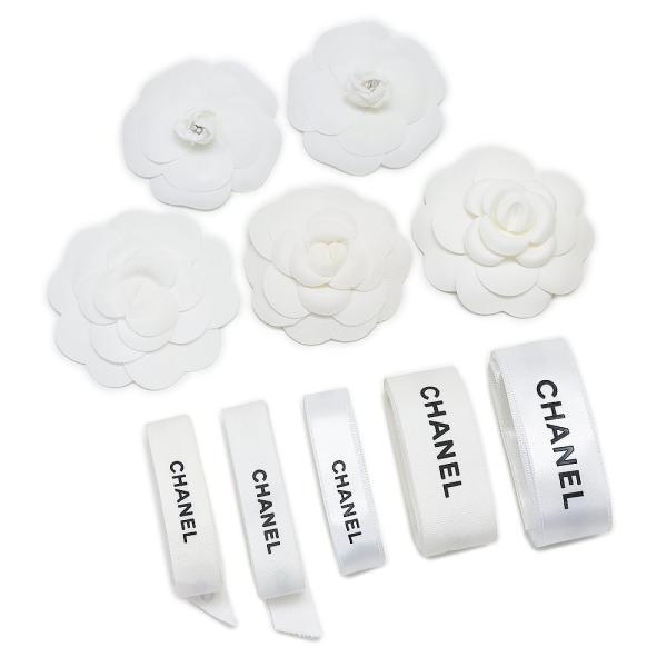 CHANEL カメリアリボンセット CHANEL（シャネル） リボン カメリア セット 5本＋5個 当店おまかせ