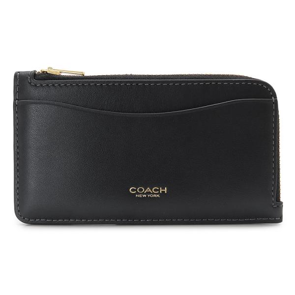 コーチ COACH カードケース レディース CZ112 B4/BK ニューヨーク ジップ カードホルダー 名刺入れ コインケース 小銭入れ 財布 フラグメントケース ブラック