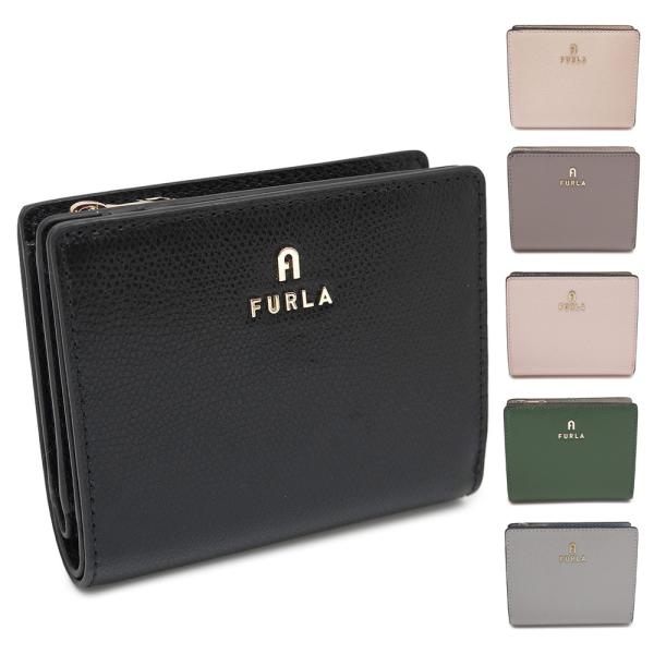 並行輸入品 フルラ FURLA 折財布 レディース CAMELIA カメリア WP00307 ARE000 二つ折り財布 コンパクト財布 S レザー 単色 バイカラー