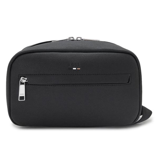 並行輸入品 ヒューゴボス HUGO BOSS クラッチバッグ Ray_Travel Washbag 50548020 001 セカンドバッグ ウォッシュバッグ ブラック 大谷翔平 愛用ブランド 爆買