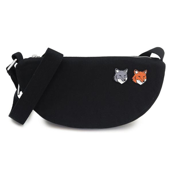 MAISON KITSUNE◆トラベラーバムバッグ ブラック ロゴ 送料込 Amazon | MAISON KITSUNE(メゾンキツネ) バッグ メンズ THE