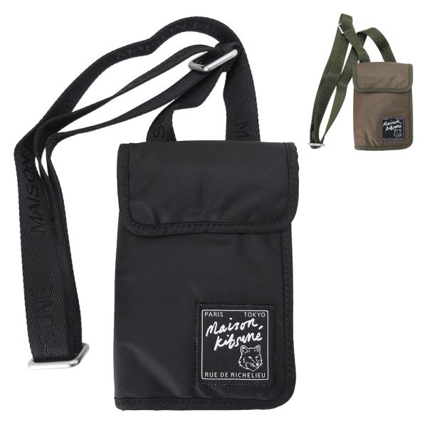 MAISON KITSUNE メゾンキツネ ネックポーチ LM05362WQ1001