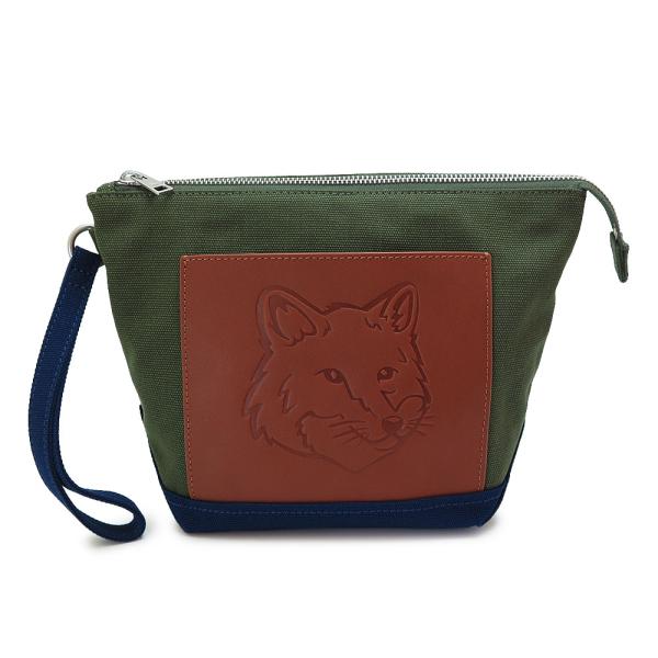 メゾンキツネ ポーチ クラッチバック MAISON KITSUNE 楽天市場】【アウトレット】メゾンキツネ MAISON KITSUNE