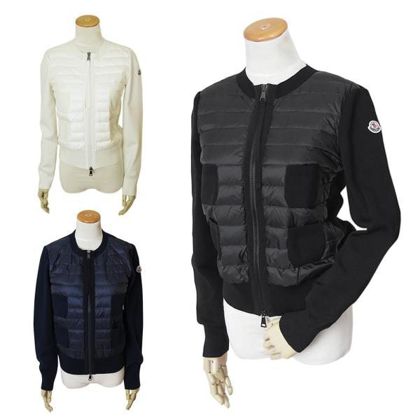 ［美品］モンクレール　レディース　カーディガン　ダウンカーディガン　サイズS モンクレール レディース ダウン MONCLER ブランド アウター