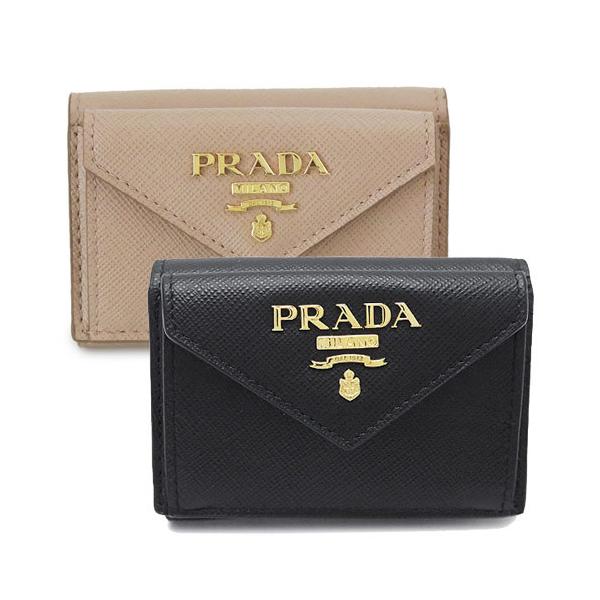 プラダ(PRADA) サフィアーノ(SAFFIANO) 三つ折り財布 | 通販・人気