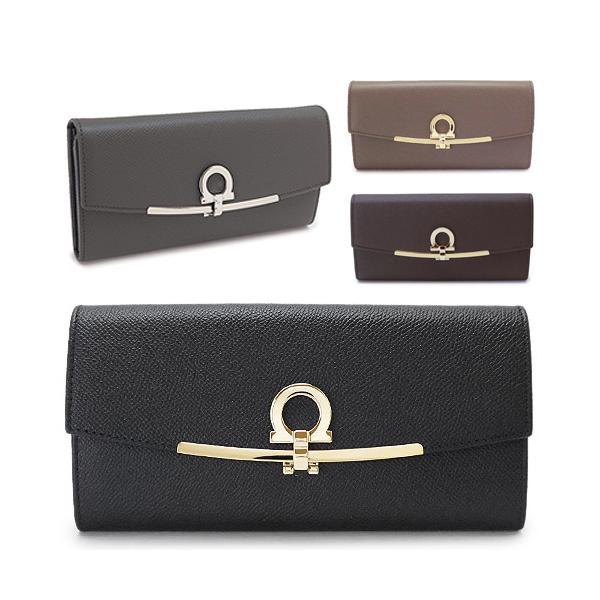 FERRAGAMO フェラガモ 長財布 レディース 22D150 フラップ FERRAGAMO フェラガモ 長財布 レディース 22D150 フラップ