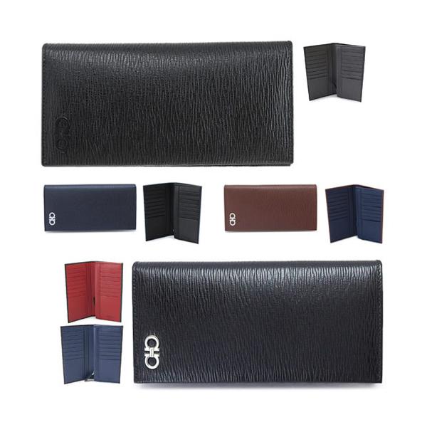 FERRAGAMO フェラガモ 長財布 メンズ 66A069 二つ折りフラップ FERRAGAMO フェラガモ 長財布 メンズ 66A069 二つ折りフラップ