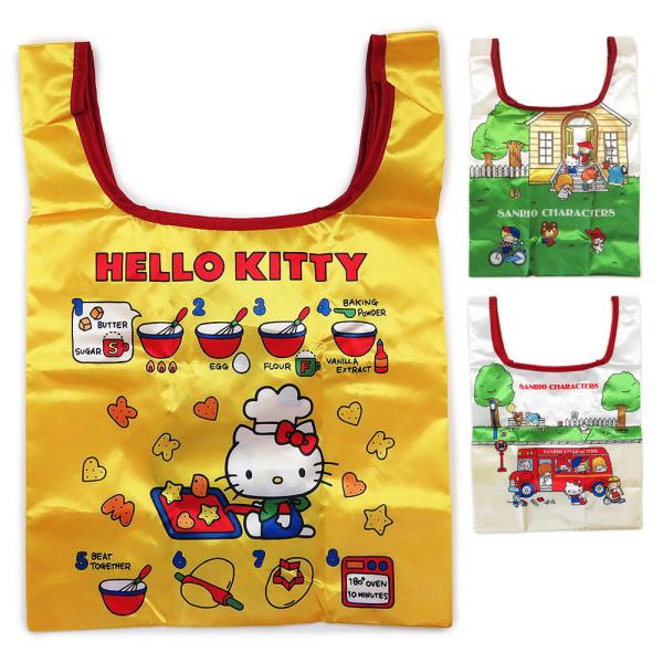 サンリオ トートバッグ ハローキティ サンリオキャラクターズ ミニ エコバッグ 折りたたみバッグ 復刻版シリーズ 日本限定 ヤスダ通商 メール便対応