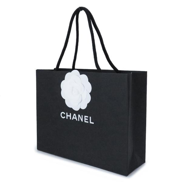 CHANEL シャネル 紙袋 正規店 ペーパーバッグ ショッパー 黒
