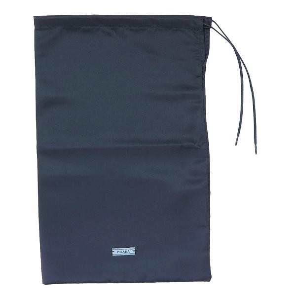 プラダ PRADA 保存袋 巾着袋 ブランド袋 ギフト プレゼント ラッピング ネイビー 22×34.5cm 【ブランド付属品】【メール便】