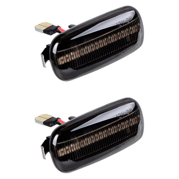 【並行輸入品】2X Dark Smoke Lens LED Side Marker Turn Signal Indicator Light C