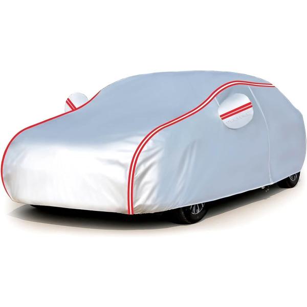 【並行輸入品】ボディカバー と互換性がありますフォルクスワーゲン車のカバーには Passat CC、反射ストリップ付き (車のカバー X1 収納