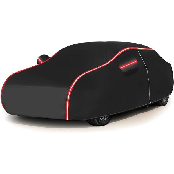 【並行輸入品】ボディカバー と互換性がありますフォルクスワーゲン車のカバーには Up!、反射ストリップ付き (車のカバー X1 収納バッグ X