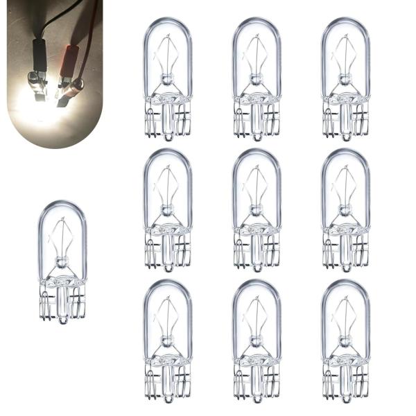 【並行輸入品】Sumjig Pack 10 Flat Foot T10 Car Small Lights, 168 192 12V 5W In