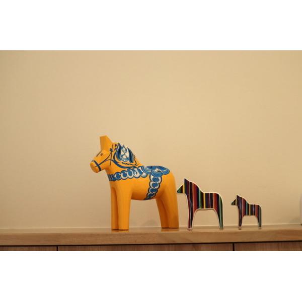 幸せを運ぶ馬】ダーラナホース・Lサイズ（20cm）・スタンダード