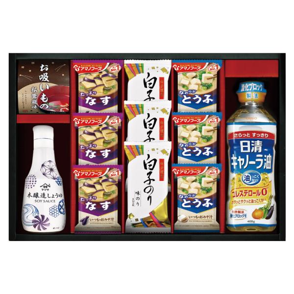 アマノフーズ&ヤマサ鮮度しょうゆ詰合せ AY-402  ギフト 内祝　香典返し　引出物