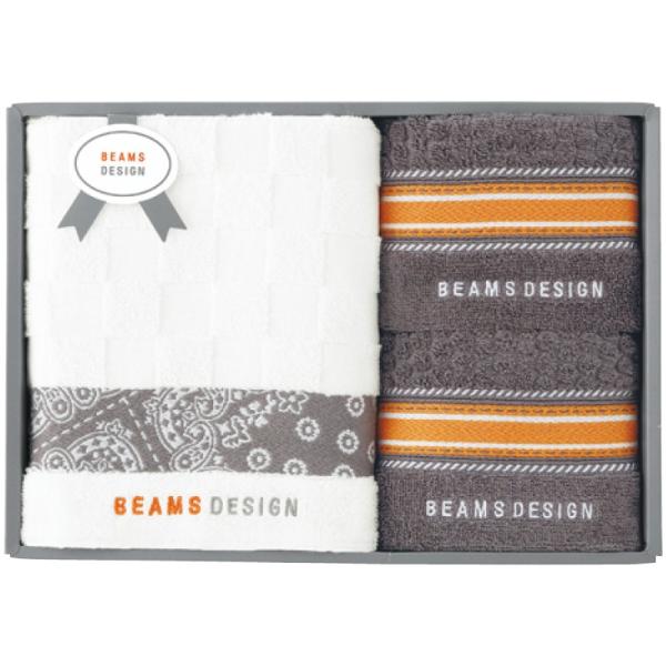 【NEW】なとり バンダナ タオル セット売り BEAMS DESIGN チェッカーバンダナ バスタオル＆フェイスタオル2P