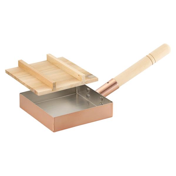 食楽工房 匠 本職用玉子焼き 15cm（木蓋付） CNE115KB  ギフト 内祝　香典返し　引出物