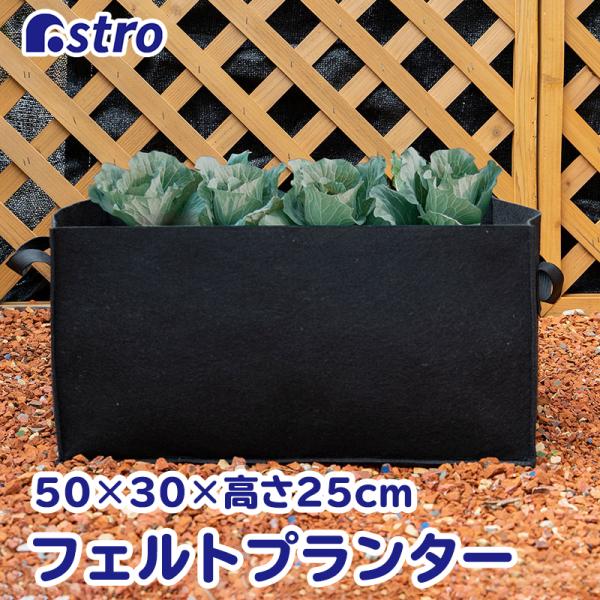 商品名:キャベツ栽培ガーデンポット四角カラー:ブラックサイズ/約幅50×奥行30×高さ25cm材質/フェルト(ポリエステル)内容:1枚生産国:中国【特長】●通気性と保湿性に優れ、使い勝手の良い直方体タイプのフェルトプランター。●空気の通りが...
