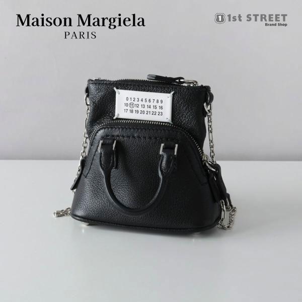 美品 Maison Margiela ブラック ショルダーバッグ Maison Margiela メゾン マルジェラ MAISON MARGIELA ショルダー