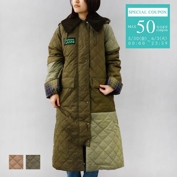 GANNI バブアー x ガニー Barbour コート LQU1740 CHAQUETA GANNI バブアー x ガニー Barbour コート LQU1740 CHAQUETA
