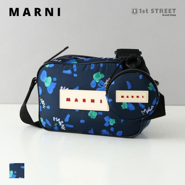 マルニ MARNI ショルダーバッグ ブラック/ブルー バッグ カメラバッグ 