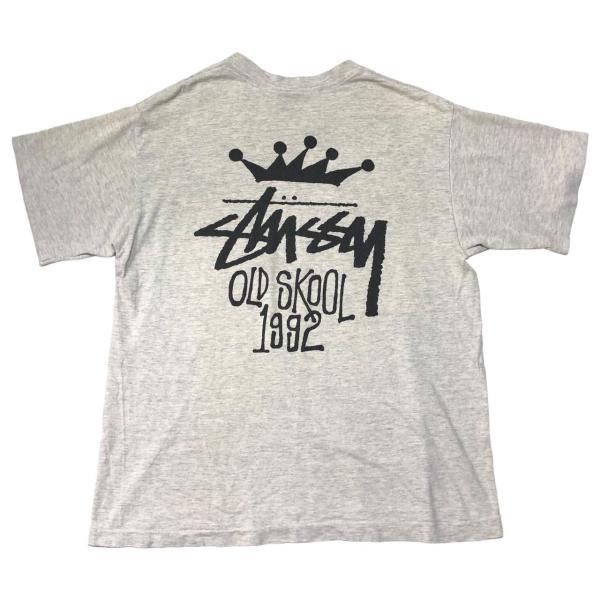 【完売】  OLD 90's STUSSY(ステューシー) SKOOL オールド crown 1992 トップス