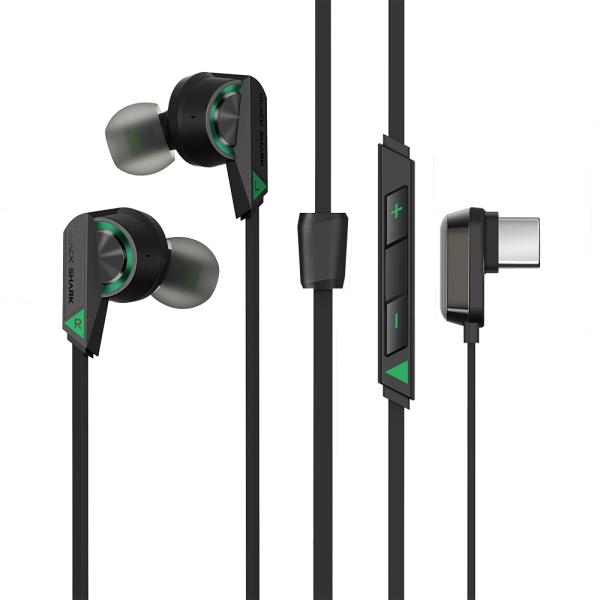 Black Shark ブラックシャークType‐C Earphones 2ゲーミングプレミアムイヤホン 有線 タイプC ゲーミングスマホ 日本正規代理店