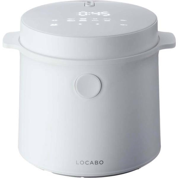 【21年製】ロカボ LOCABO JM-C20E-W [LOCABO 糖質カット炊飯器 糖質カット炊飯2合/通常炊飯5合 白] 21taiyo_0123456789312