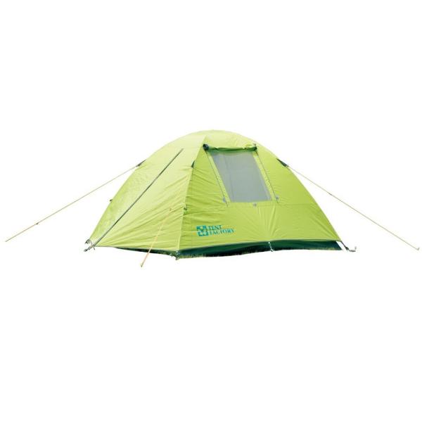 即日発送！1回使用！3人用テントファクトリーグリーンサイドドームTF-GS3L 239_4560442700020
