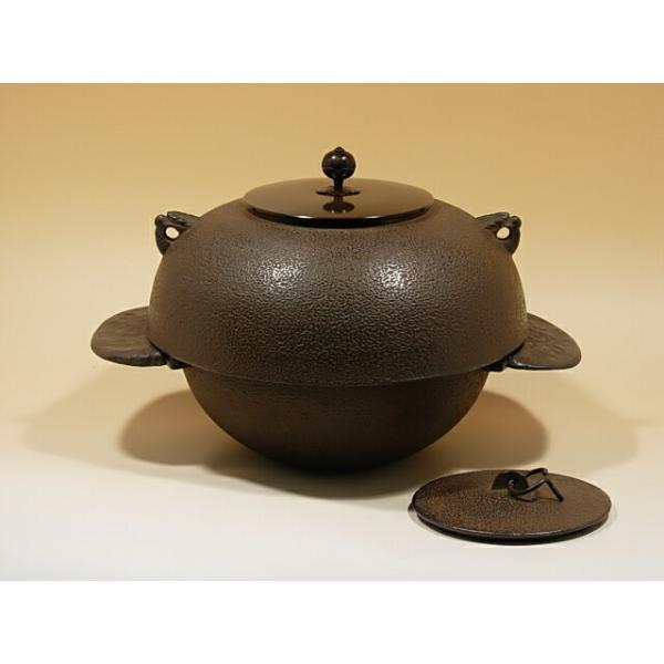 炉釜・透木釜 裏甲釜 喜多庄兵衛作（桐箱） : にしかわ茶道具 - 通販