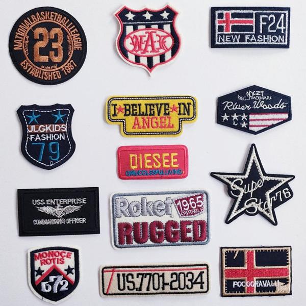 ワッペン アイロン 大量 13枚セット アメカジ アイロン ワッペン 