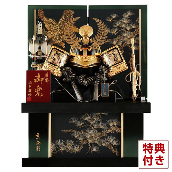 宝童作 【100周年記念祭】五月人形 コンパクト 徳川家康 兜収納飾り 兜