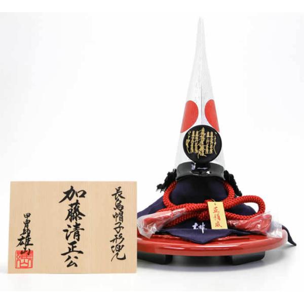 新品　兜飾り　加藤清正デザイン　忠保作 2508-honpo_h225-yu-katou