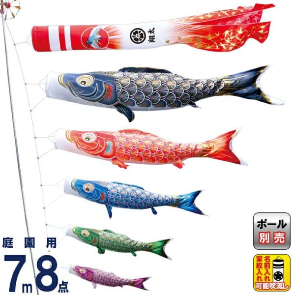 徳永鯉 庭園用7mこいのぼり8点セットの注目ポイントを解説