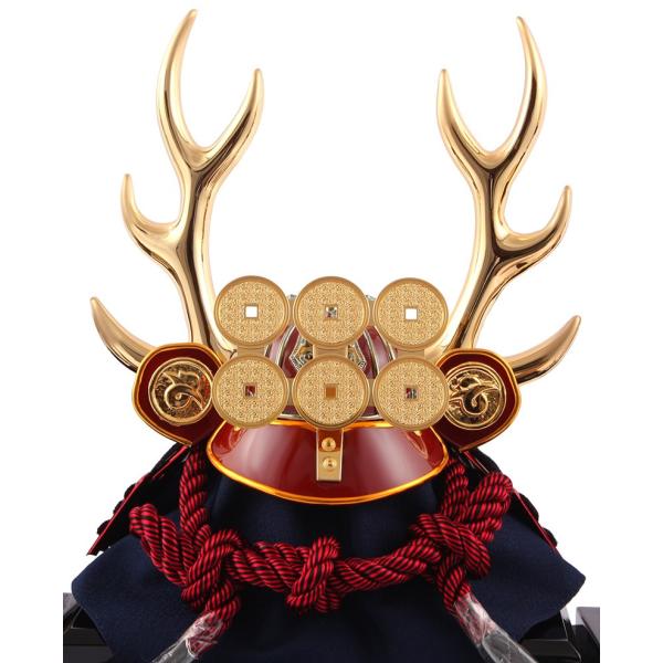 五月人形 真田幸村 兜ケース飾り 兜飾り 宝童作 新着セール 12号 H315 Mm 141 パノラマケース 茜真田兜