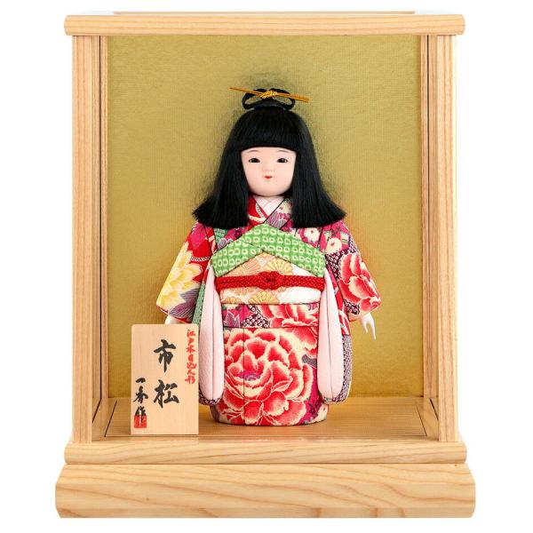 未使用品 伝統工芸士 木村 一秀 人形 江戸木目込人形 市松人形 ケース 2 未使用品 伝統工芸士 木村 一秀 人形 江戸木目込人形 市松人形