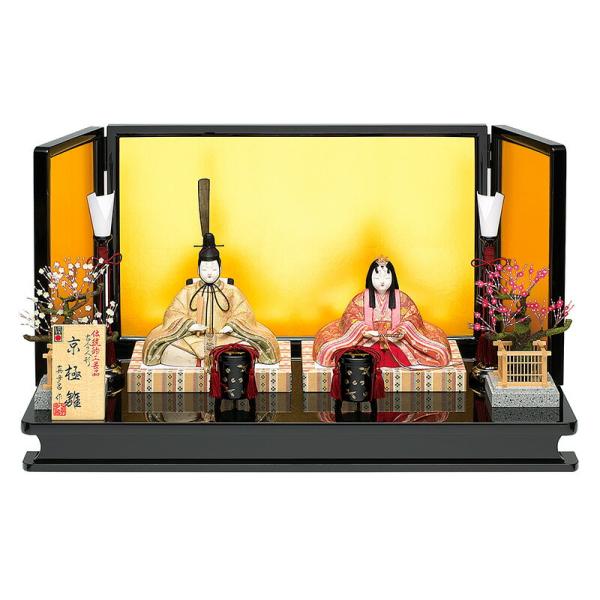 雛人形 飾り方 コンパクト 木目込み おしゃれ 木目込み 真多呂 季節玩具 真多呂作 古今人形 お雛様 京極雛セット 正絹 伝統的工芸品 H023 Mt 1265 インテリア 親王飾り ひな人形 お雛様 M1265 1 雛人形と五月人形の人形屋ホンポ