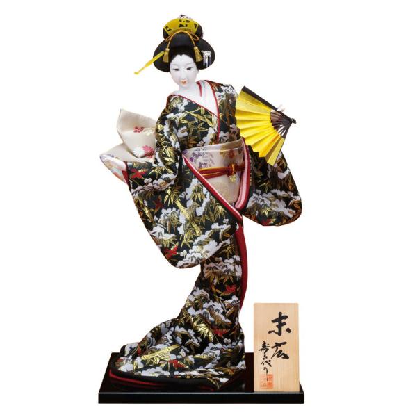 100周年記念祭】日本人形 尾山人形 人形単品 寿喜代作 末広 金らん 12