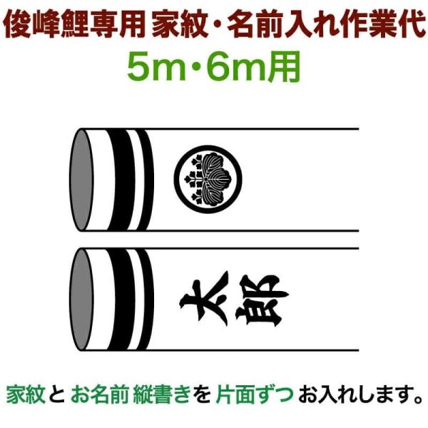 俊峰鯉専用5m 6m用家紋1種名前縦書き 片面ずつ 家紋 名前入れ作業代trm Kamon6 5m F Buyee Buyee 提供一站式最全面最专业现地yahoo Japan拍卖代bid代拍代购服务
