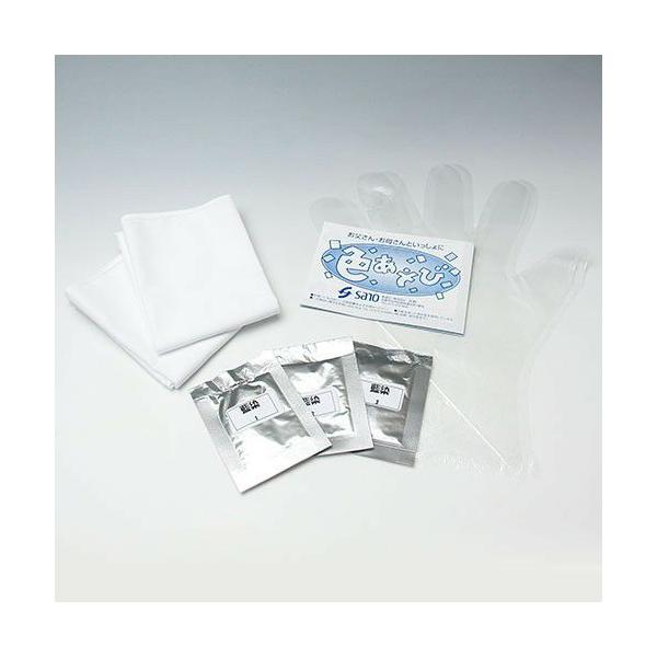 ◆このセットがあればバケツと棒などを用意するだけで藍染めを楽しむことができます。◆白い布が染液をくぐり、空気に触れると藍色に染まります。◆このセットは簡単に藍染めが楽しめるようアルカリ度を緩和し、においも少なくしています。〇染められる生地の...