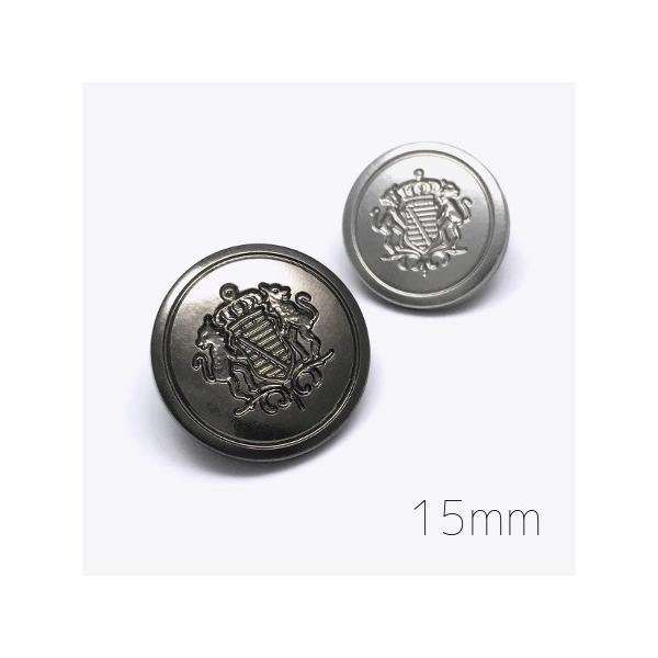 [Release date: January 2, 2000]コートやジャケットにおすすめのエンブレムメタルボタン。軽くて丈夫なボタンです。▼商品詳細▼【サイズ】直径15mm　※全体高さ…7mm、足除く厚み…3mm【入数】1個【材質】ABS...