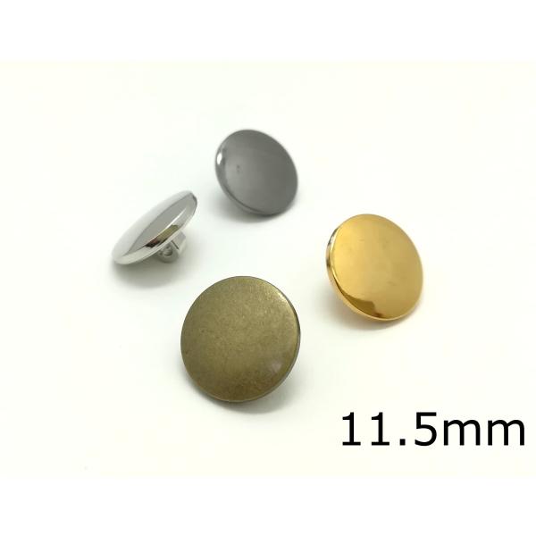 [Release date: May 25, 2020]薄型でシンプルなデザインのメタルボタンです。G（ゴールド）、S（シルバー）、KN（クロニッケル）はとても光沢の良い商品です。11.5、13、15ｍｍのサイズ展開です。ABS素材なので、...