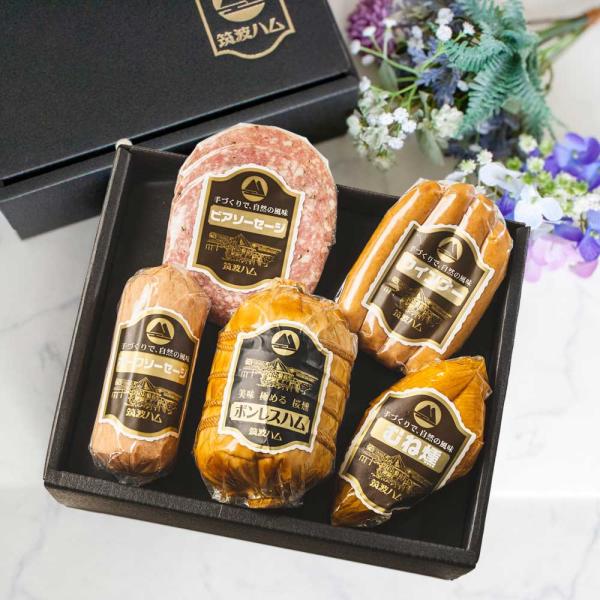 お中元 ギフトセット ひまわり 筑波ハム ハム ベーコン ソーセージ 茨城県 特産品 肉 詰め合わせ 贈り物 御礼 感謝 気持ち 夏ギフト 2026 ボンレスハム