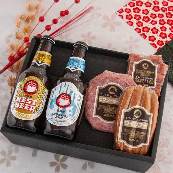 木内酒造×筑波ハム 茨城県コラボギフト。 お酒好きな方へ、茨城県名産品の贈り物はいかがでしょうか。1996年の発売以来、国内外で数々の賞を受賞してきた日本発のクラフトビールの「常陸野ネストビール」と、茨城県産豚を使って安心・安全・美味しいを...