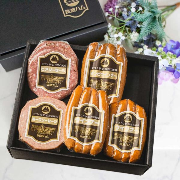 筑波ハム ギフトセット 26-12s 送料無料 ウィンナー ソーセージ 土日出荷可能 誕生日 高級ハム 茨城県産 特産品 肉 御礼 御祝 感謝 内祝 贈り物 内祝い お礼